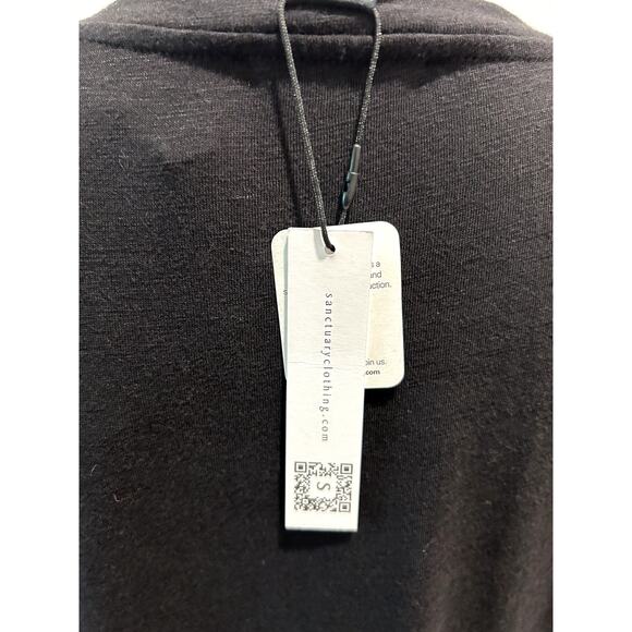 Sanctuary Women's Refresh T-Shirt Dress Crewneck Pullover Black Size XXL New - Picture 6 of 8